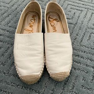 Sam Edelman White Espadrilles
